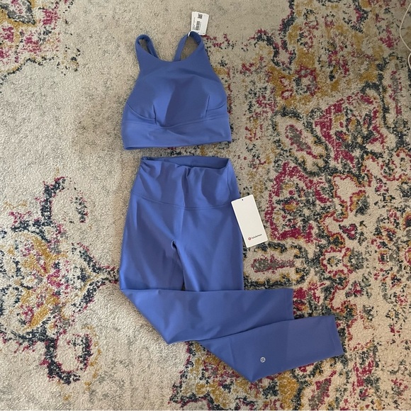 NWT Lululemon Wunder Train Longline Bra *Medium Support, C/D Cup in Wild Indigo - Picture 11 of 11